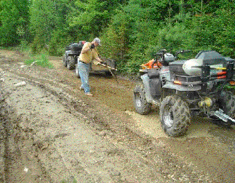 pictures of trail work 2007